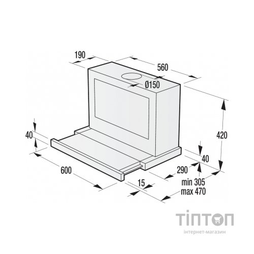 Витяжка кухонна Gorenje BHP623E8X