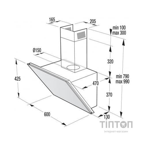 Витяжка кухонна Gorenje WHI643ORA-W
