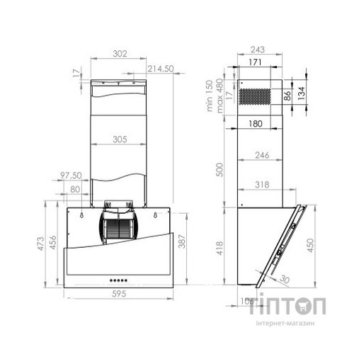 Витяжка кухонна Gorenje WHI6SYB