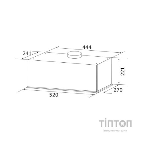 Витяжка кухонна GRANADO Palamos 3603-1200 Inox (GCH516377)