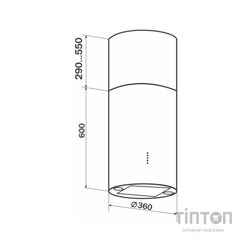 Витяжка кухонна GRANADO Segovia 3604-1200 inox (GCH6436477)