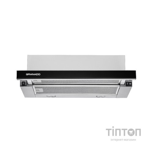 Витяжка кухонна GRANADO Telde 603-700 inox black glass (GCH16371)