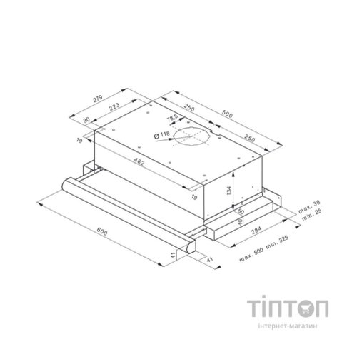 Витяжка кухонна Hansa OTS6251WH