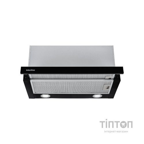 Витяжка кухонна Interline SHARK PLUS BL/S A/60