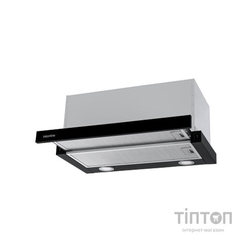 Витяжка кухонна Interline SHARK PLUS BL/S A/60