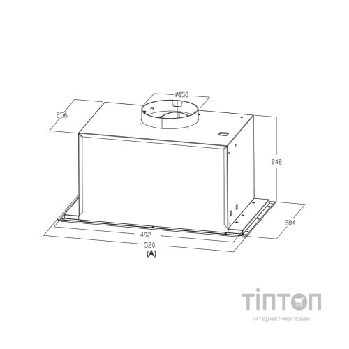 Витяжка кухонна Interline STREET BL A/52 M/2/M