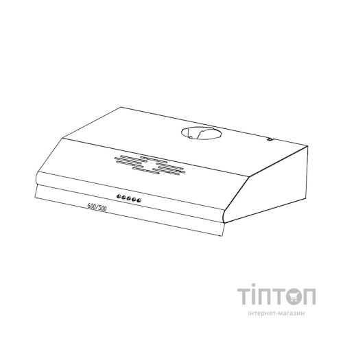 Витяжка кухонна Jantar ST I LED 50 BR