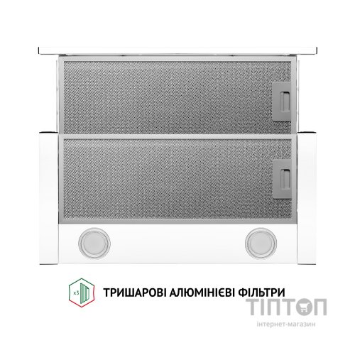 Витяжка кухонна Perfelli TL 6212 WH 700 LED