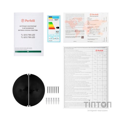 Витяжка кухонна Perfelli TL 6212 WH 700 LED