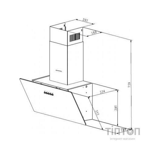 Витяжка кухонна Pyramida NRX1-60 IV