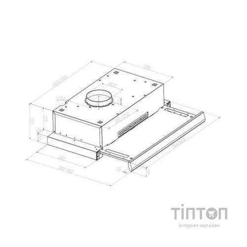 Витяжка кухонна Pyramida TLX1-60 SL