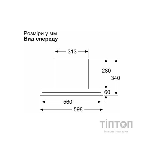 Витяжка кухонна Siemens LJ65BCC60