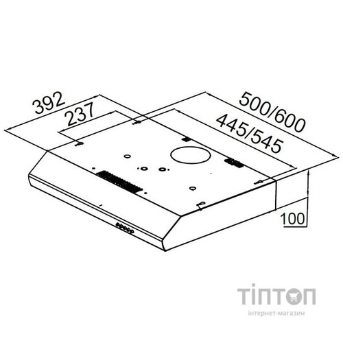 Витяжка Pyramida UX 50 BR