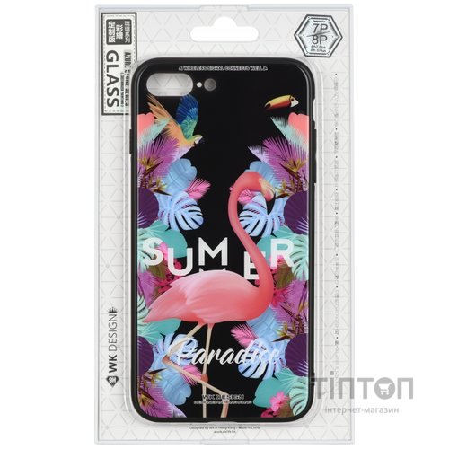 Чохол до мобільного телефона WK iPhone 7/8+, WPC-061, Flamingo (681920360476)