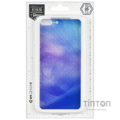 Чохол до мобільного телефона WK iPhone 7/8+, WPC-086, Brushed Blue (681920359715)