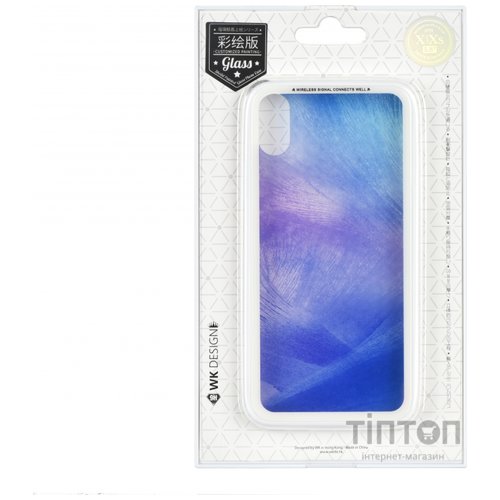 Чохол до мобільного телефона WK iPhone XS, WPC-086, Brushed Blue (681920359722)