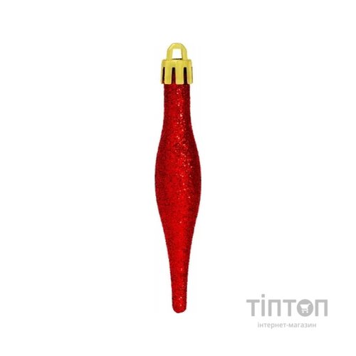 Ялинкова іграшка Jumi Бурульки 18 шт (9,5 см) червон (5900410690691)