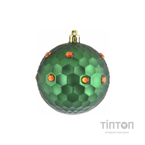 Ялинкова іграшка YES! Fun Грані смарагдовий 8 см (972930)