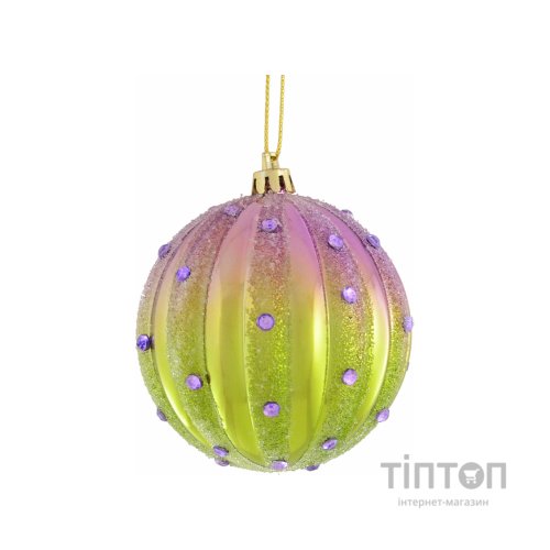 Ялинкова іграшка YES! Fun Карамель куля багатобарвний 8 см (972828)