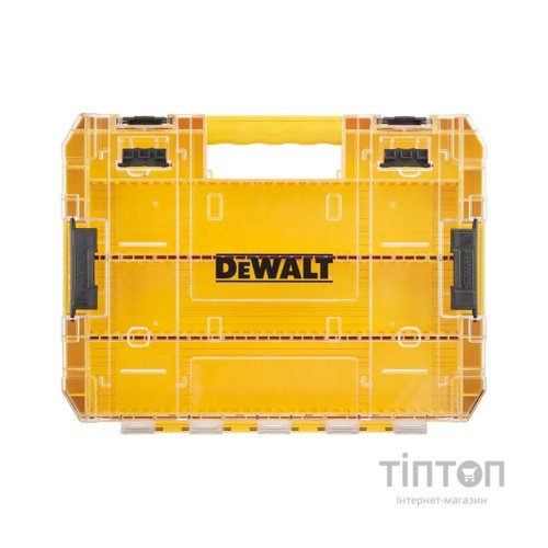 Ящик для інструментів DeWALT для біт системи TSTAK Tough Case L з футляром та касетами 8шт, розділювачі 6шт (DT70804)