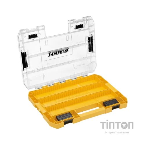 Ящик для інструментів DeWALT для біт системи TSTAK Tough Case L з роздільниками 6 шт (DT70839)