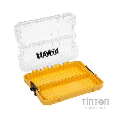 Ящик для інструментів DeWALT для біт системи TSTAK Tough Case М із футляром-2 шт, касетами для біт 6 шт. (DT70803)