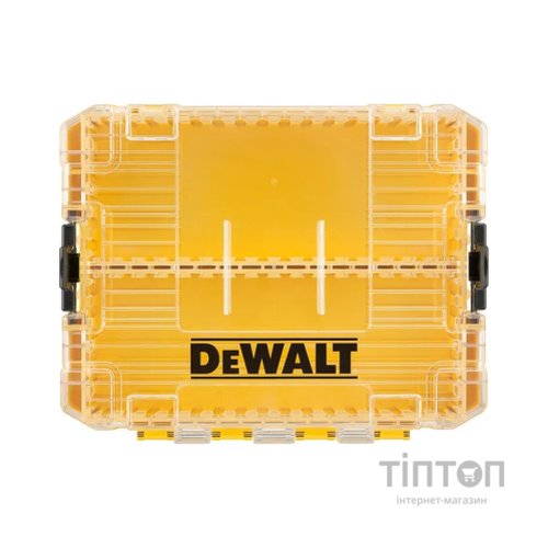 Ящик для інструментів DeWALT для біт системи TSTAK Tough Case М із футляром-2 шт, касетами для біт 6 шт. (DT70803)