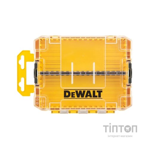 Ящик для інструментів DeWALT для біт системи TSTAK Tough Case М з футляро та касетами 4 шт, роздільники 6шт (DT70802)