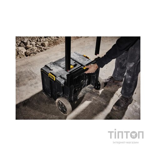 Ящик для інструментів DeWALT комплект TOUGHSYSTEM 2.0, 3 ящики на візку (DWST83401-1)