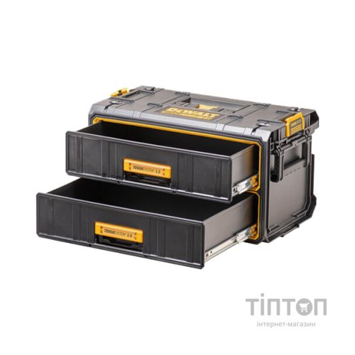 Ящик для інструментів DeWALT TOUGHSYSTEM 2.0, 555х320х320 мм, модуль на 2 ящики (DWST83529-1)