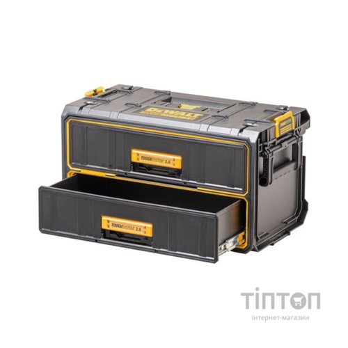 Ящик для інструментів DeWALT TOUGHSYSTEM 2.0, 555х320х320 мм, модуль на 2 ящики (DWST83529-1)