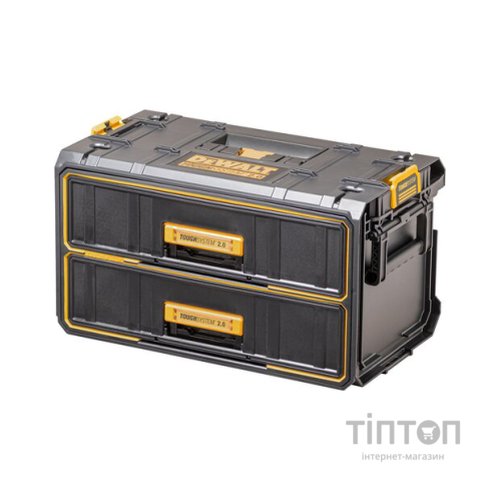 Ящик для інструментів DeWALT TOUGHSYSTEM 2.0, 555х320х320 мм, модуль на 2 ящики (DWST83529-1)