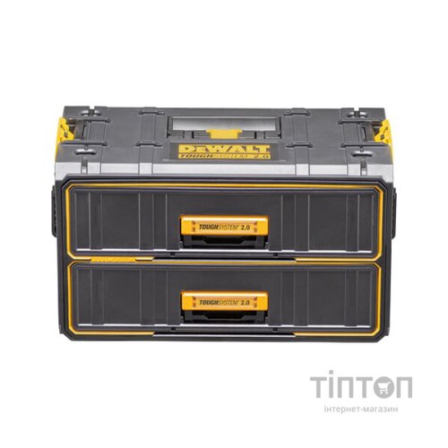 Ящик для інструментів DeWALT TOUGHSYSTEM 2.0, 555х320х320 мм, модуль на 2 ящики (DWST83529-1)