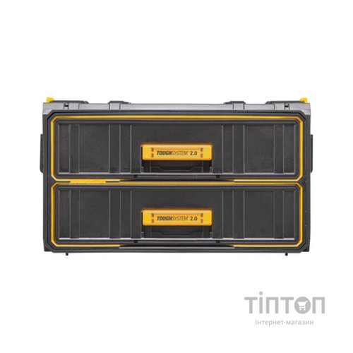 Ящик для інструментів DeWALT TOUGHSYSTEM 2.0, 555х320х320 мм, модуль на 2 ящики (DWST83529-1)