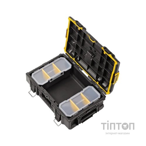 Ящик для інструментів DeWALT TOUGHSYSTEM 2.0 555х385х180 мм, з органайзером для дрібних д (DWST83293-1)
