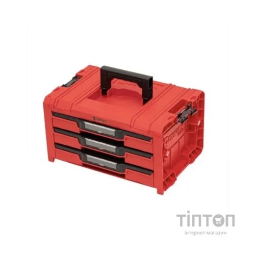 Ящик для інструментів QBRICK SYSTEM набір на платформі, 21", 525*345*885, SYSTEM PRO Drawer Workshop Set 6 Red (Z260370PG003)