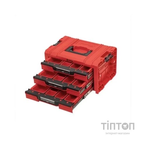 Ящик для інструментів QBRICK SYSTEM набір на платформі, 21", 525*345*885, SYSTEM PRO Drawer Workshop Set 6 Red (Z260370PG003)