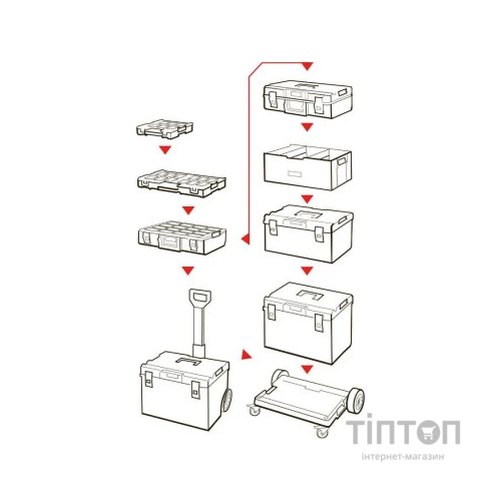 Ящик для інструментів QBRICK SYSTEM ONE 350 2,0 PROFI (SKRQ350P2CZAPG003)