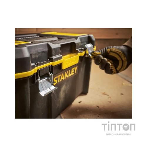 Ящик для інструментів Stanley ESSENTIAL Cantilever, 19", 490х290х250 мм, з металевими зам (STST83397-1)