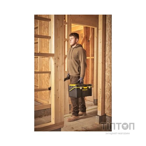 Ящик для інструментів Stanley ESSENTIAL Cantilever, 19", 490х290х250 мм, з металевими зам (STST83397-1)