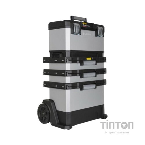 Ящик для інструментів Stanley FatMax Rolling Workshop", 568x893x389 мм, на колесах (1-95-622)