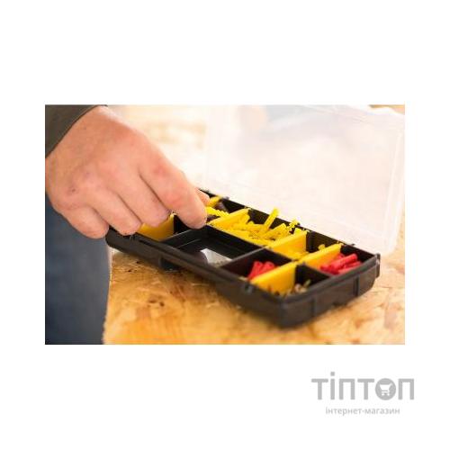 Ящик для інструментів Stanley касетница 21 х 11,5 х 3,5 см 10 отсеков (STST81679-1)