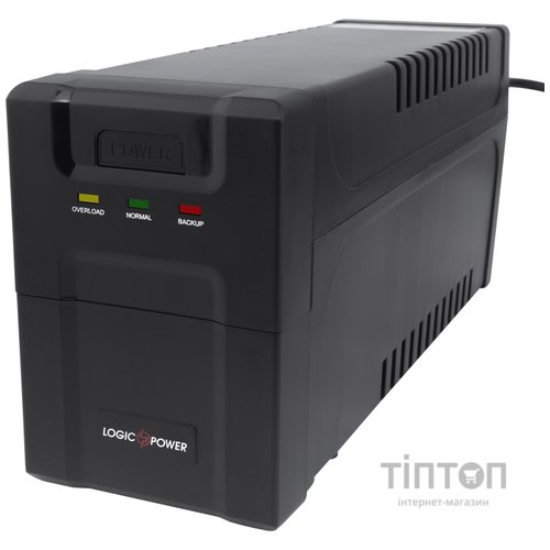 ИБП LogicPower 600VA-P, Lin.int., AVR, 2xевро, пластик