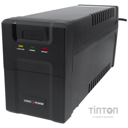 ИБП LogicPower 650VA-P, Lin.int., AVR, 2 x евро, пластик