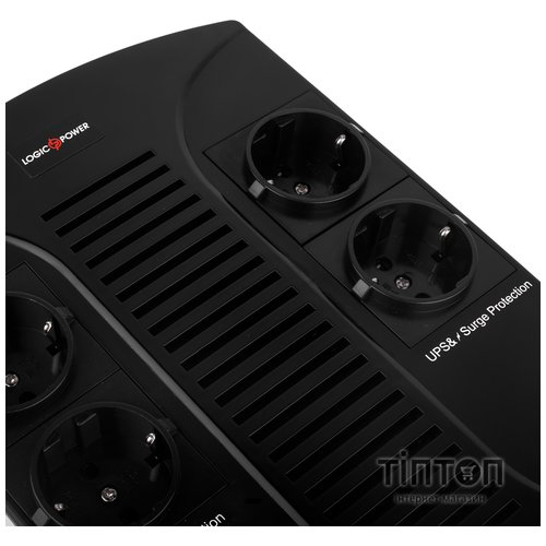 ИБП LogicPower 650VA-PS, Lin.int., AVR, 4 x евро, пластик