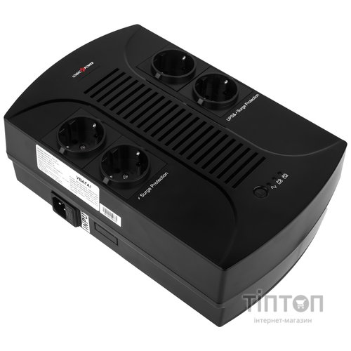 ИБП LogicPower 650VA-PS, Lin.int., AVR, 4 x евро, пластик