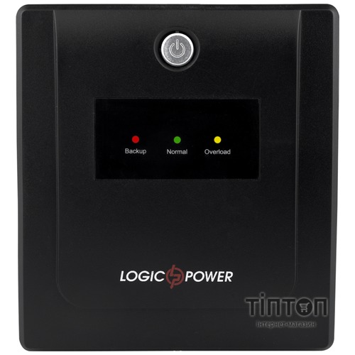 ИБП LogicPower LPM-U850VA-P, Lin.int., AVR, 2 х евро, USB, LED, пластик