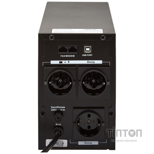 ИБП LogicPower LPM-UL1550VA, Lin.int., AVR, 3 x евро, USB, LCD, металл