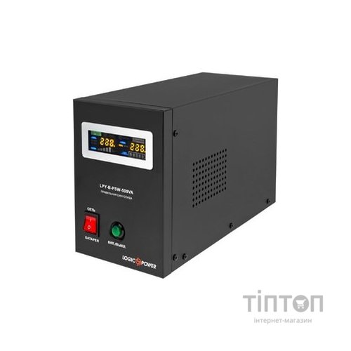 ИБП LogicPower LPY-B-PSW-500VA+ (350Вт)5A/10A, с правильной синусоидой 12V