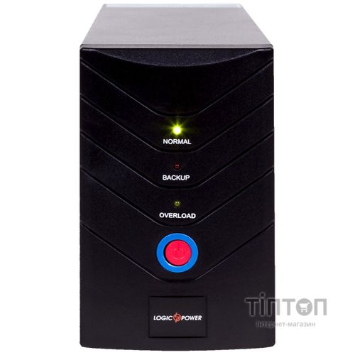 ИБП LogicPower U650VA, Lin.int., AVR, 2 x евро, USB, металл